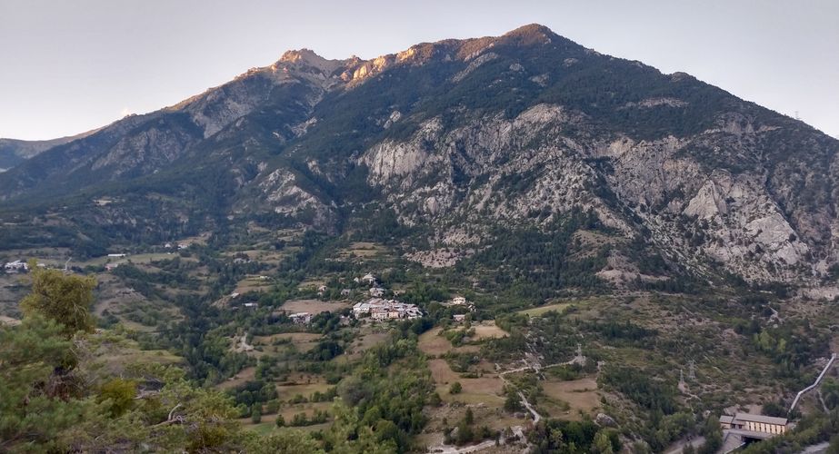 Zonsondergang Franse Alpen Zonsondergang Franse Alpen